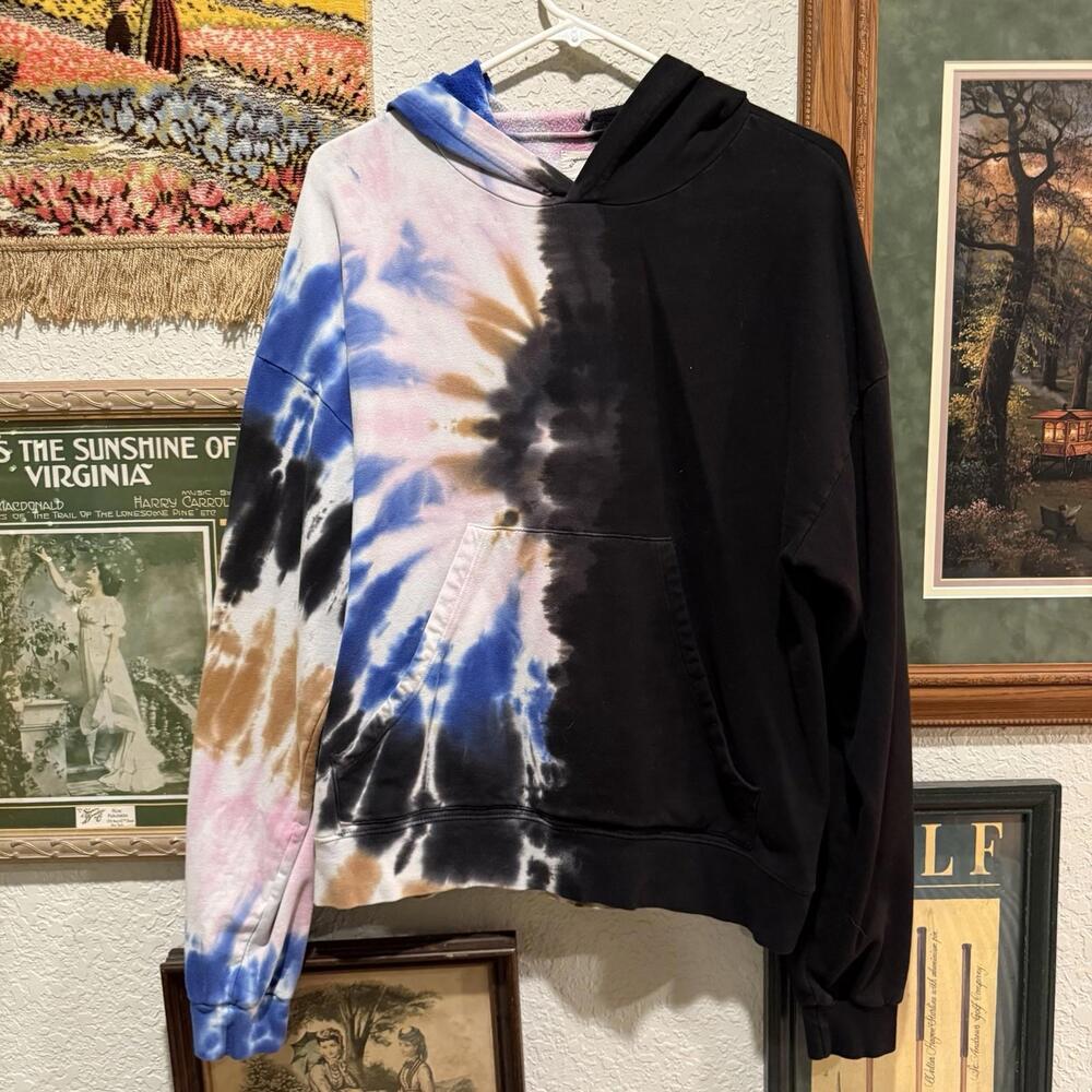 NWOT‎ Electric & Rose James Colorful Tie Dye Hoodie Women's Size Small $168